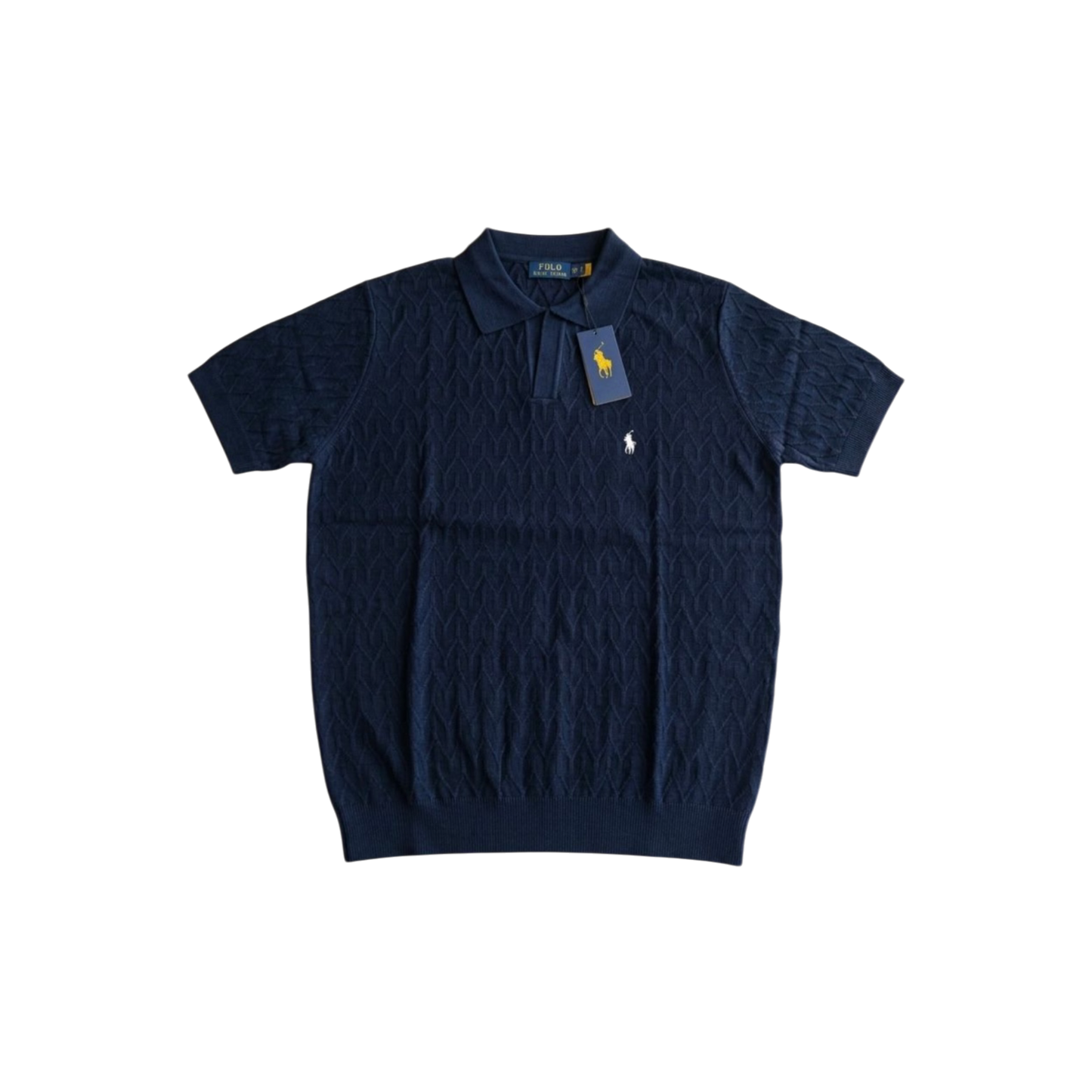 Polo Ralph Lauren Cropped cable-knit Polo Shirt