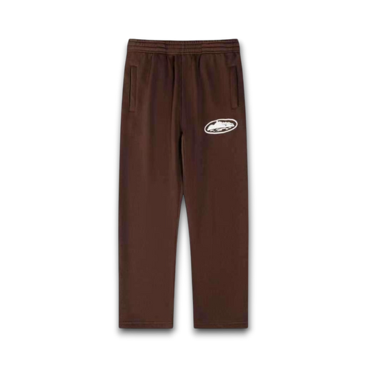 Corteiz Island Puff Print Open Hem Sweatpant