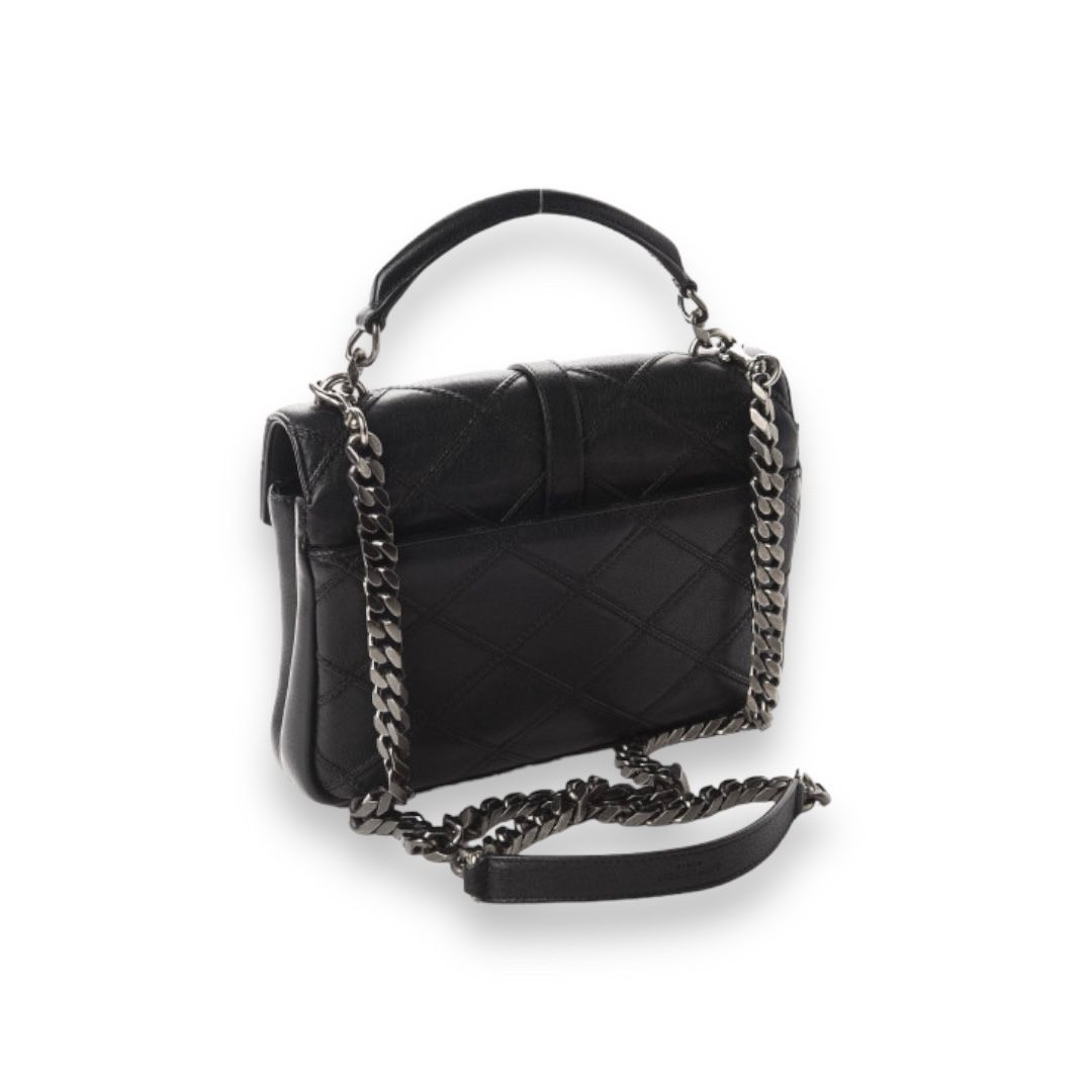 Saint Laurent Quilted College Shoulder Bag