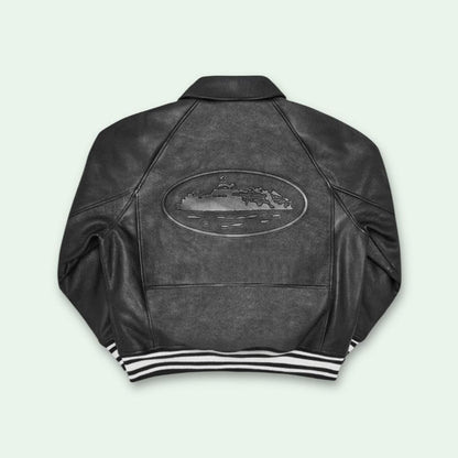 Corteiz Leather Jacket