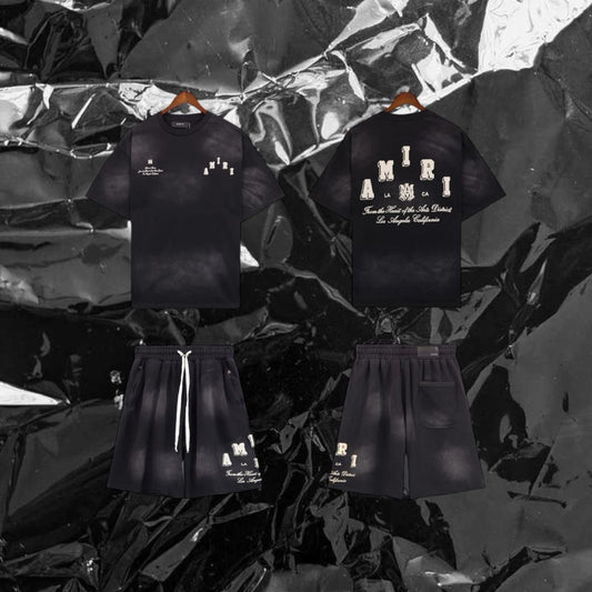 Amiri shirt and shorts set