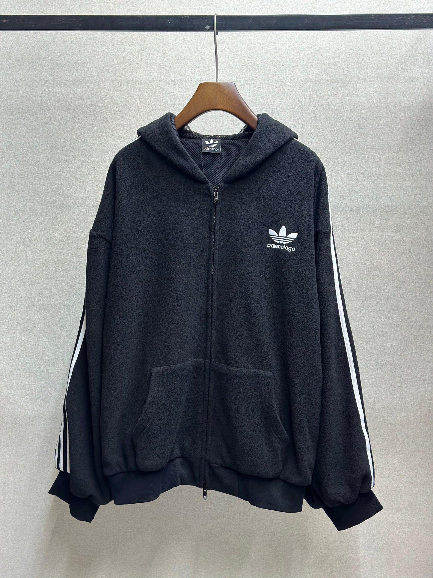 BALENCIAGA ADIDAS ZIP UP HOODIE