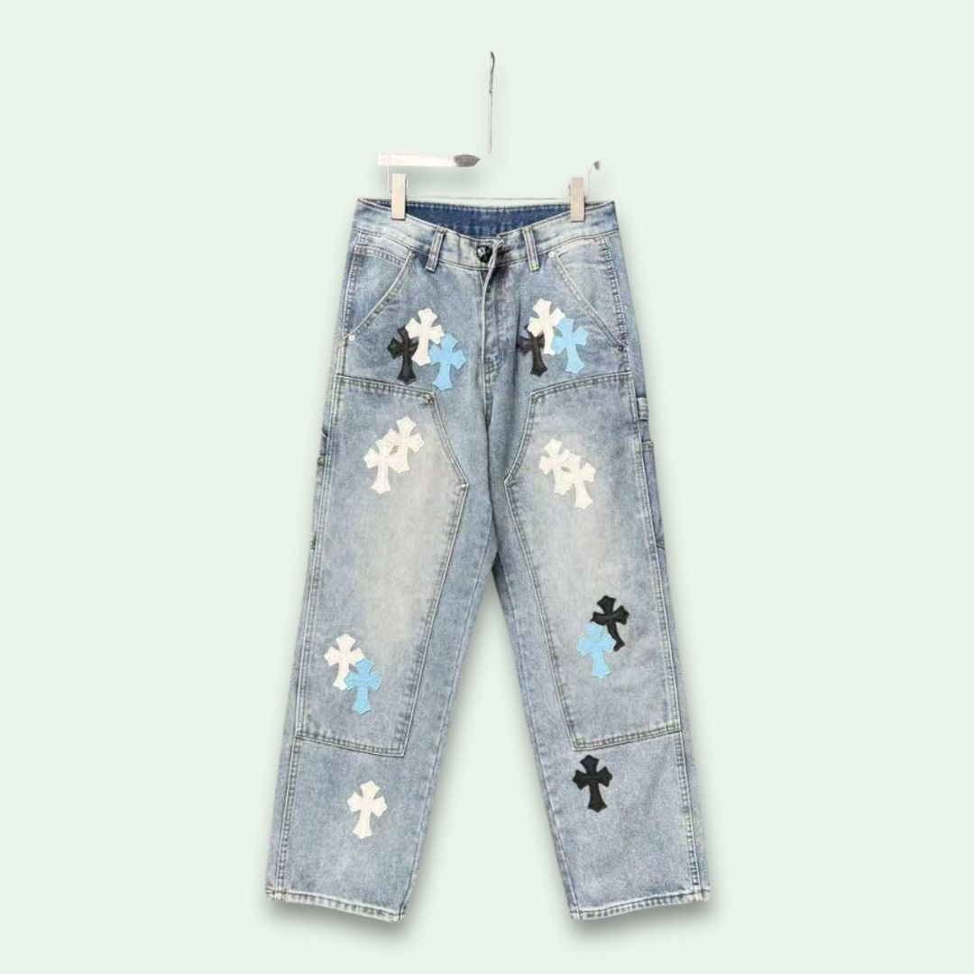 Chrome Hearts CROSS PATCH DENIM