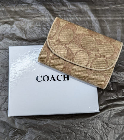 COACH CARDHOLDER DARK APPRICOT