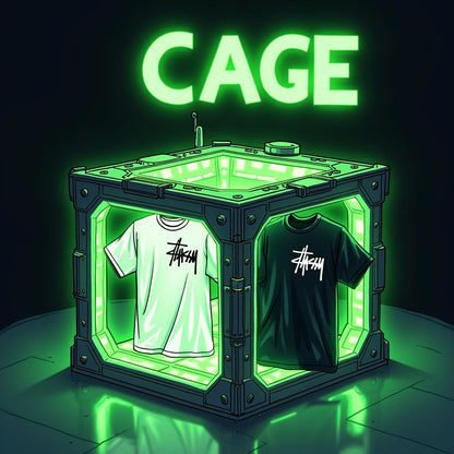 CAGE MYSTERY BOX STUSSY (T-shirt)