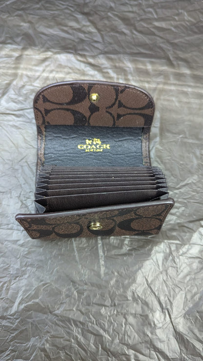 COACH CARDHOLDER COFFEE